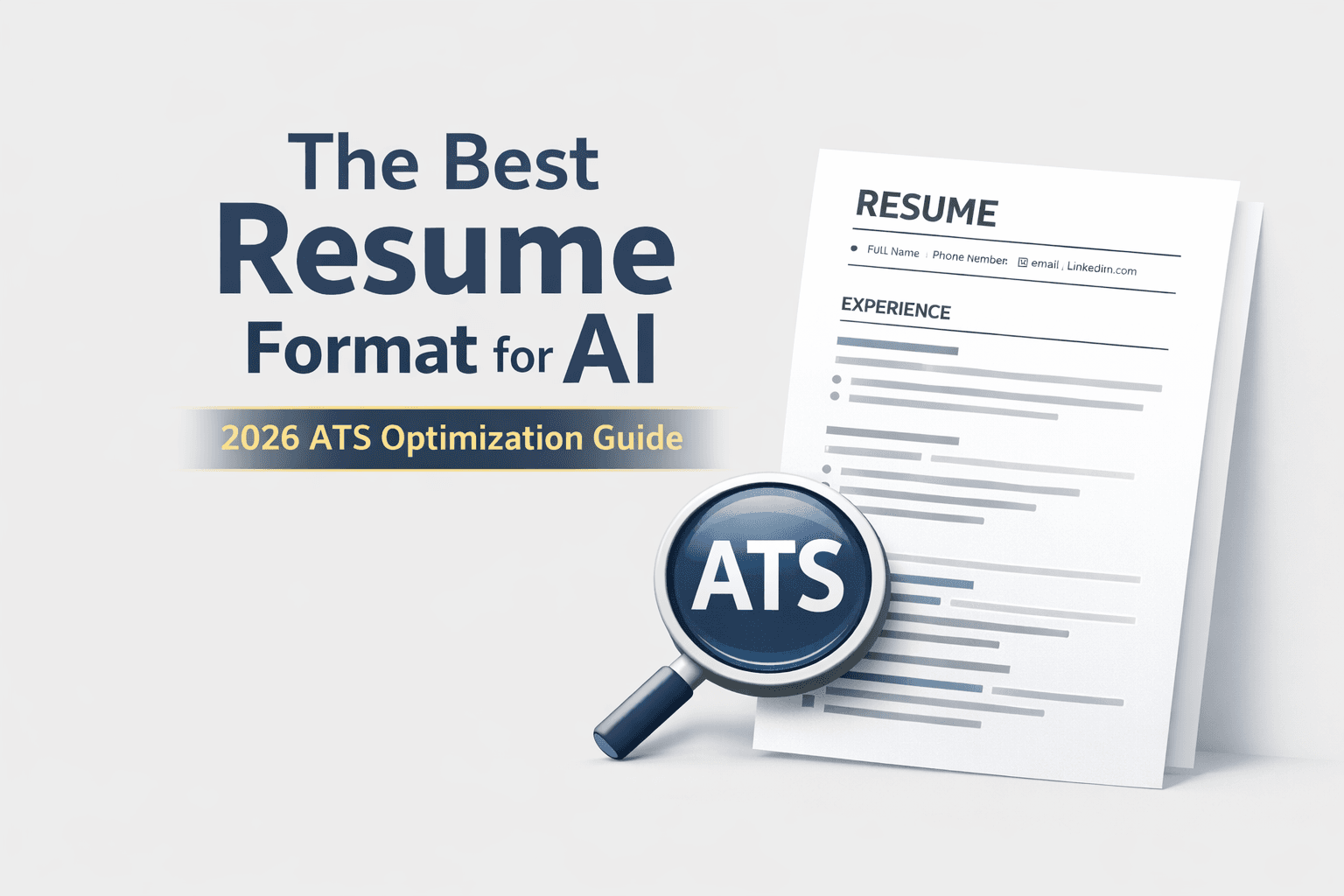 What Is the Best Resume Format for AI? (2026 Guide to ATS-Optimized Resumes)